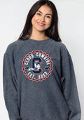 Grey Cloud Cowgirl Corded Crew