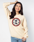 Tan Cloud Cowgirl Corded Crew