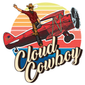 Cloud Cowboy Logo Sticker