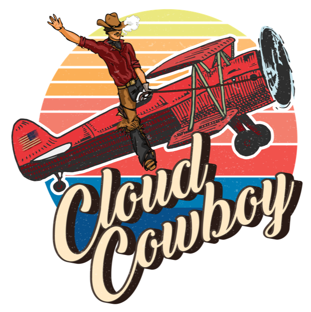 Cloud Cowboy Logo Sticker